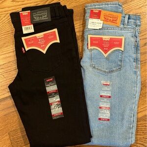 Girls Levi's 710 Super Skinny Stretch Jeans 2 pack